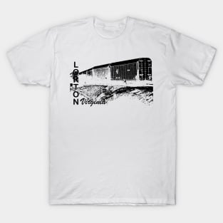 Lorton Autotrain - Black T-Shirt